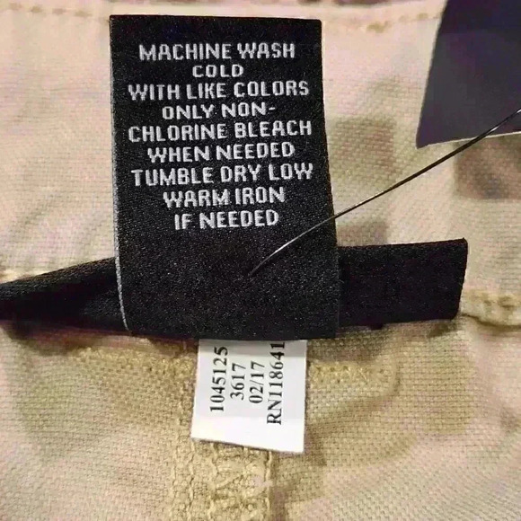 NEW NWT Lane Bryant Women's Tan Canvas Cargo Capri Pants Size 22 $70 - Picture 9 of 10